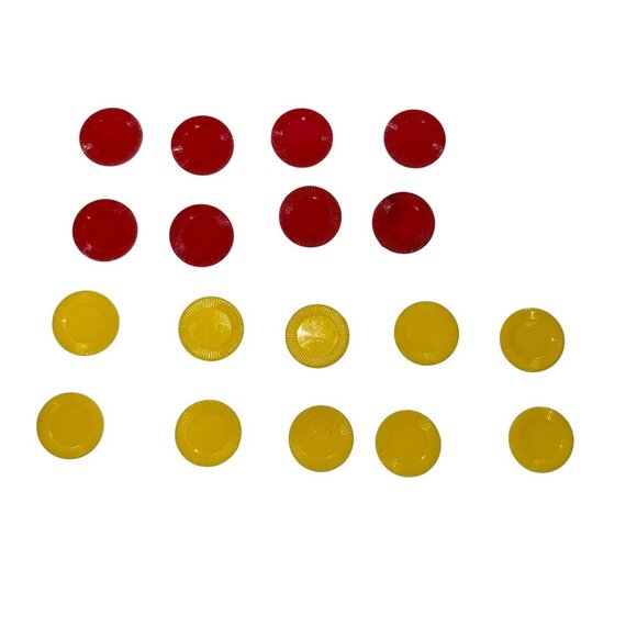 Vintage 1967 Yahtzee Game ES Lowe Company Original Chips Replacement Parts - Picture 2 of 2